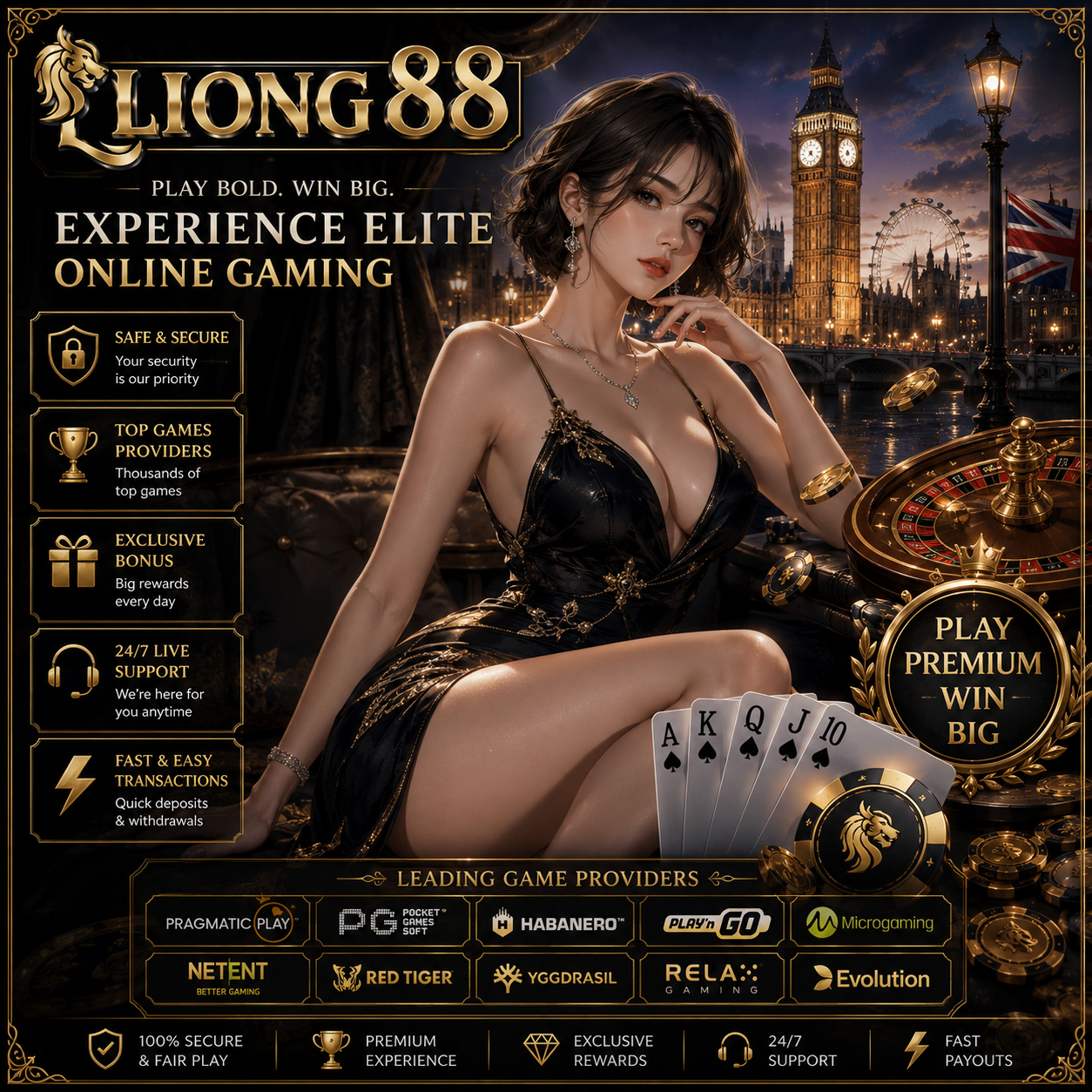 Liong88 - United Kingdom Online Slots & Casino Platform